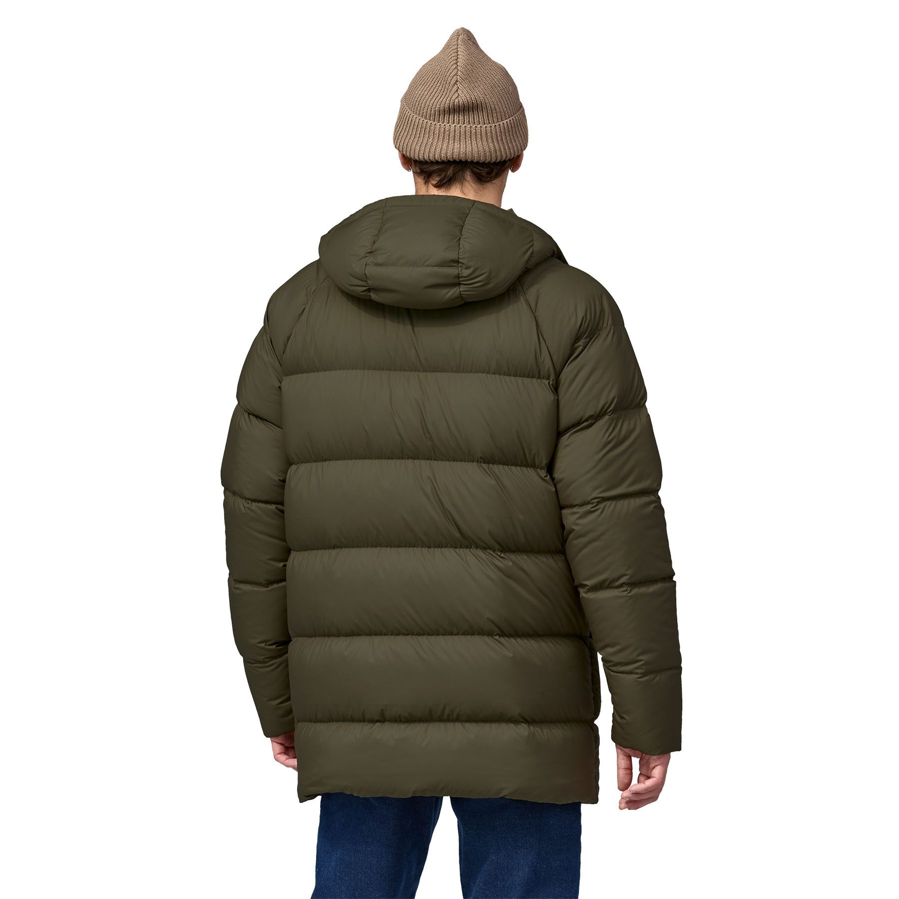 M's Silent Down Parka (basin green)