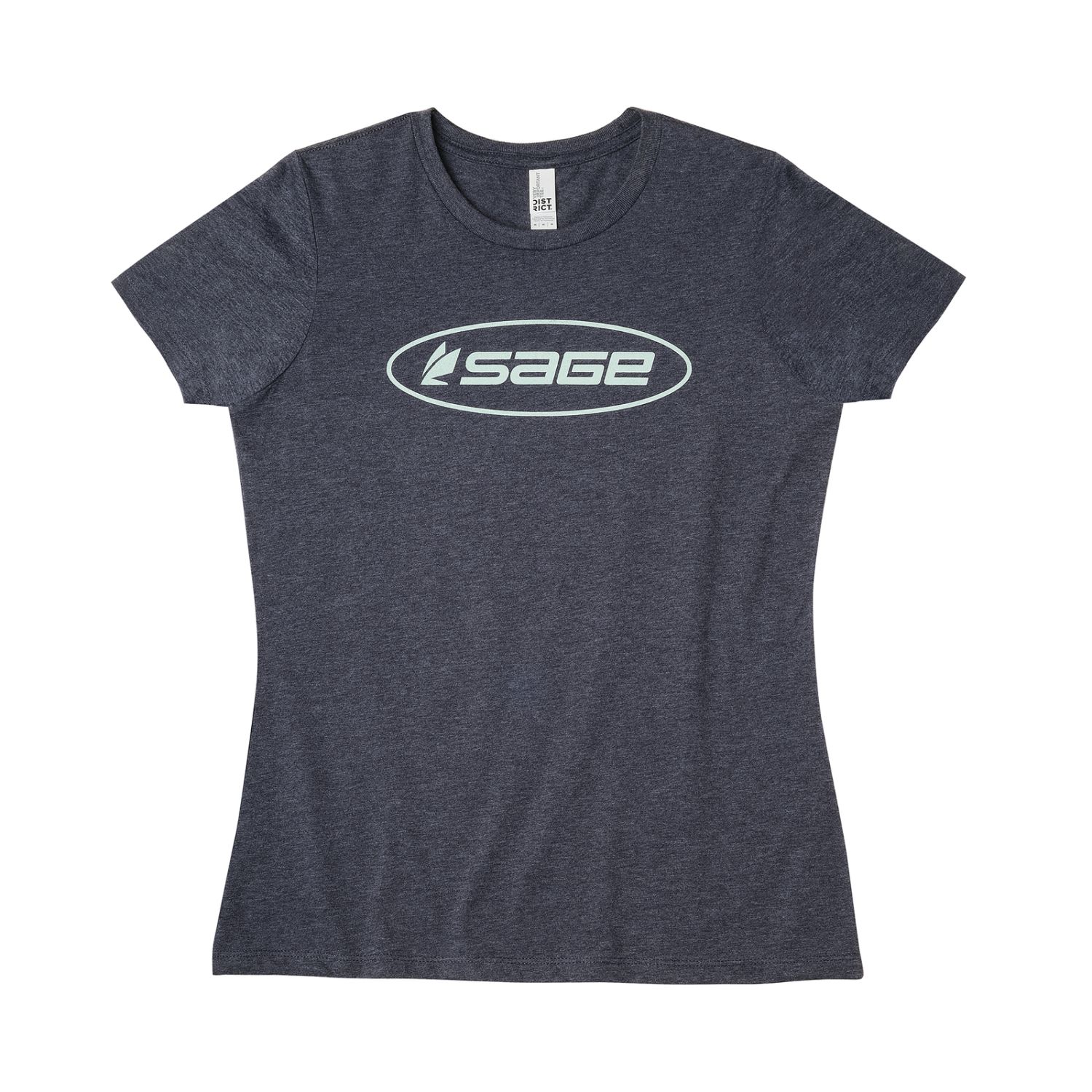 SAGE Women's Oval Logo Tee (heather navy) T-Shirt