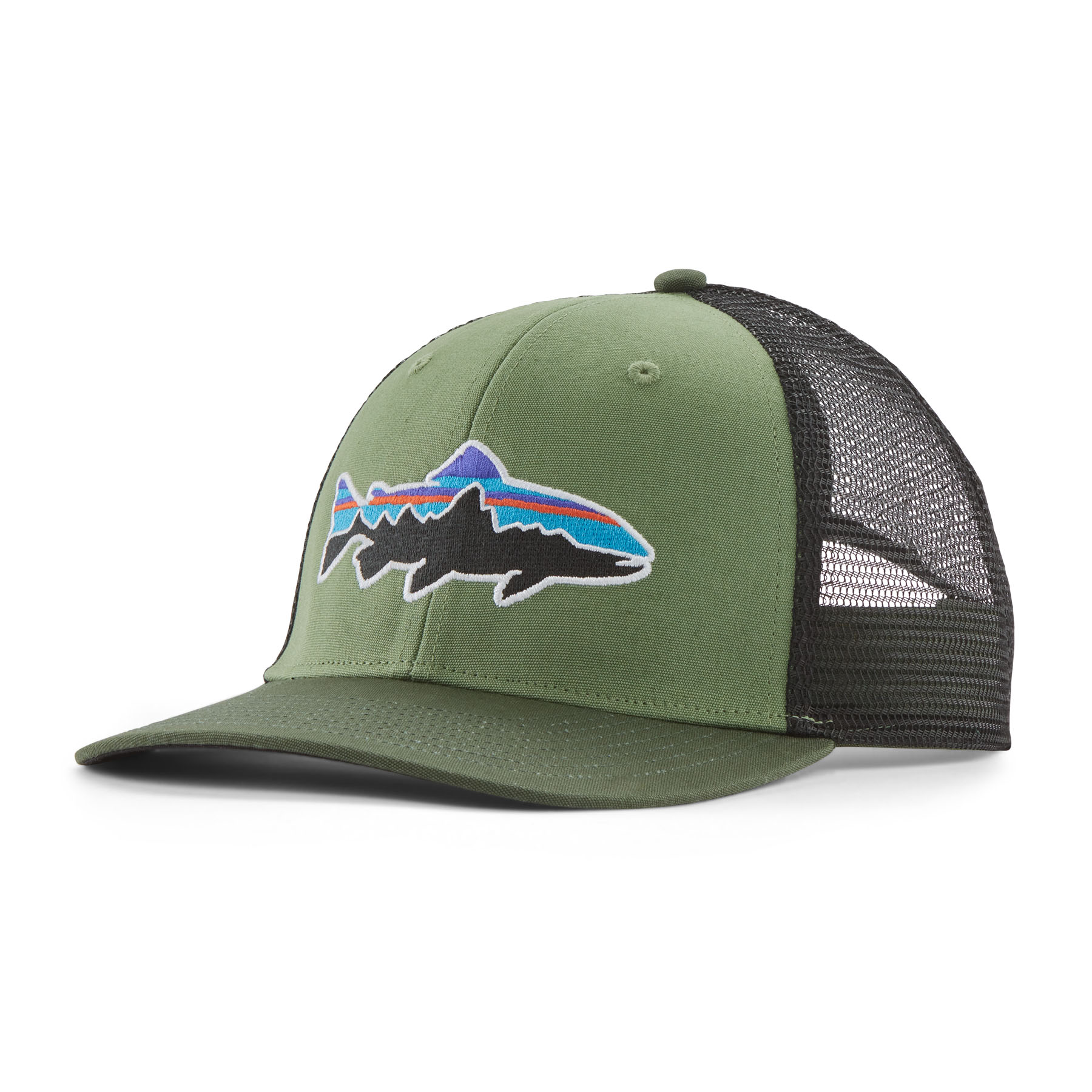 Fitz Roy Trout Trucker Hat (Terrain Green)