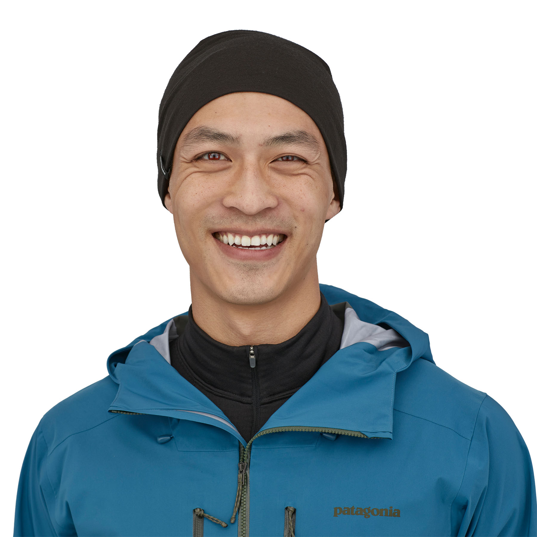 Overlook Merino Wool Liner Beanie (black)