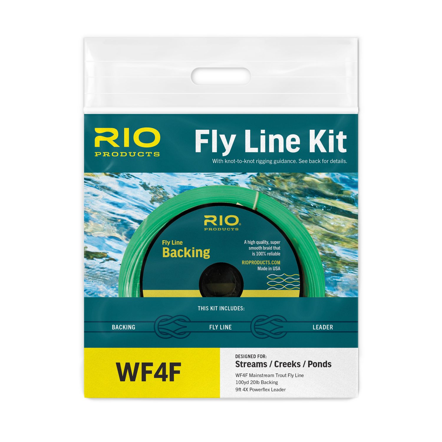 125FT RIO Fly Fishing Line Weight Forward Floating Line Spey Fishing Line  With 2 Welded Loops 7-10WT Fly Fihing Gear