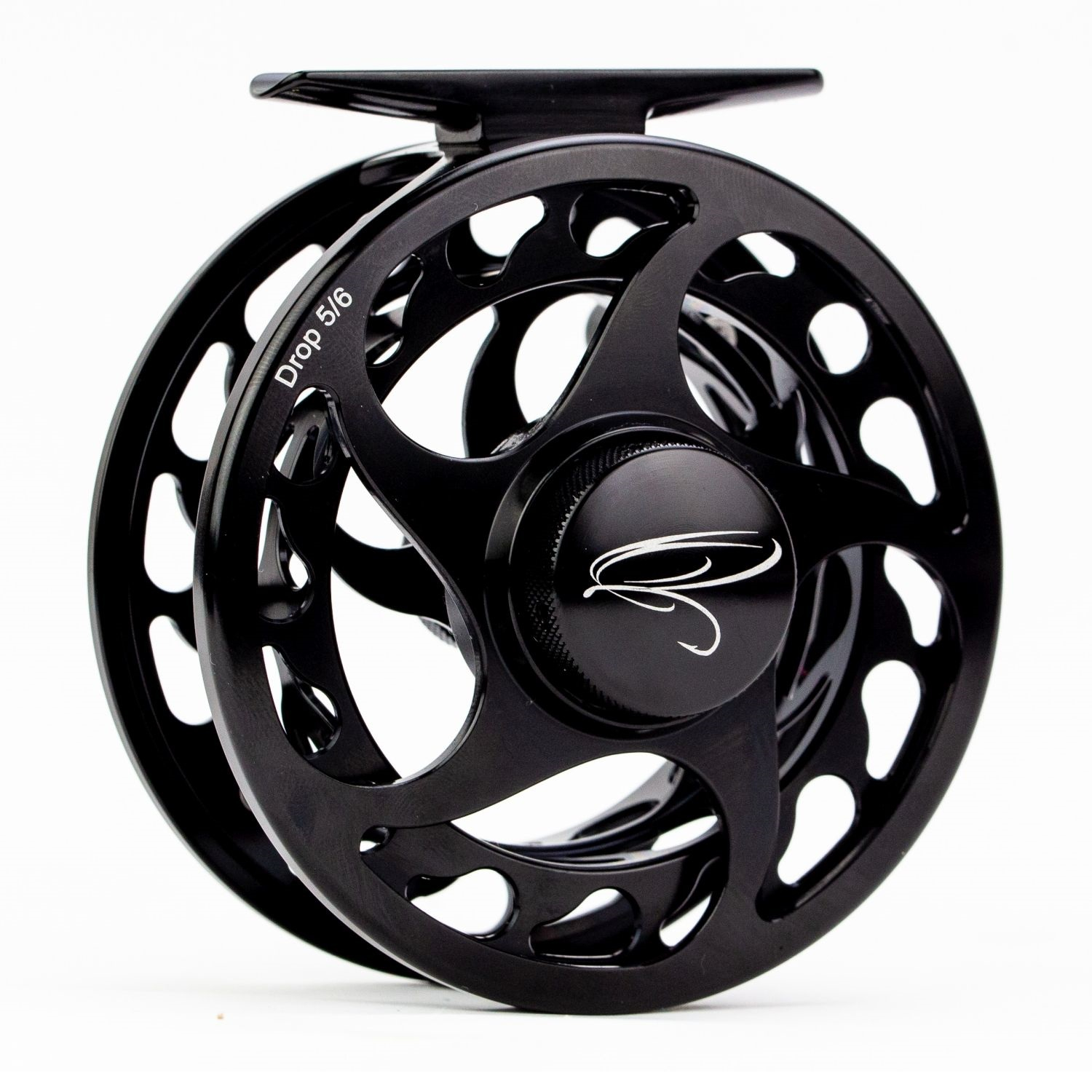 Drop Fliegenrolle (black/steel)