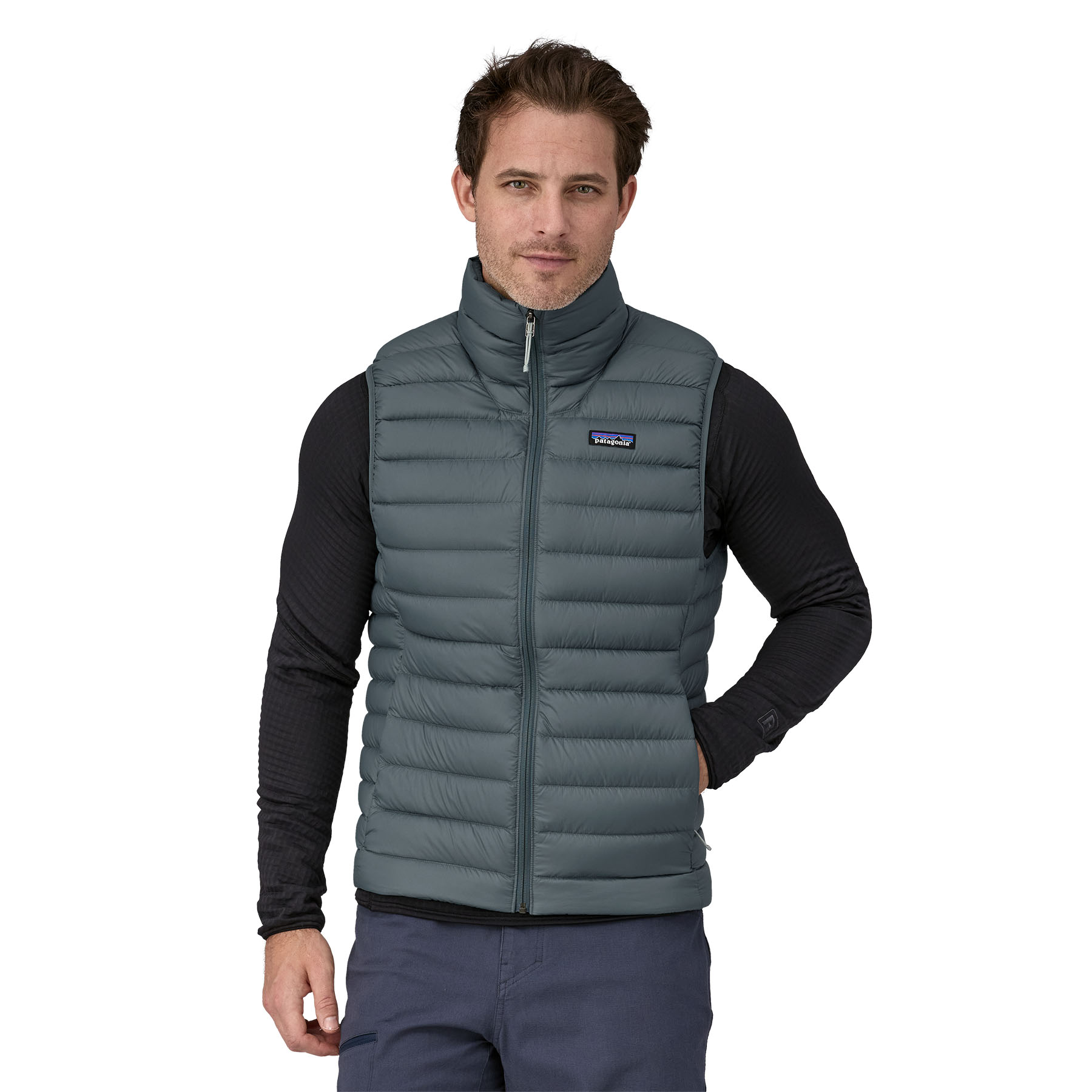 Down Sweater Vest, nouveau green