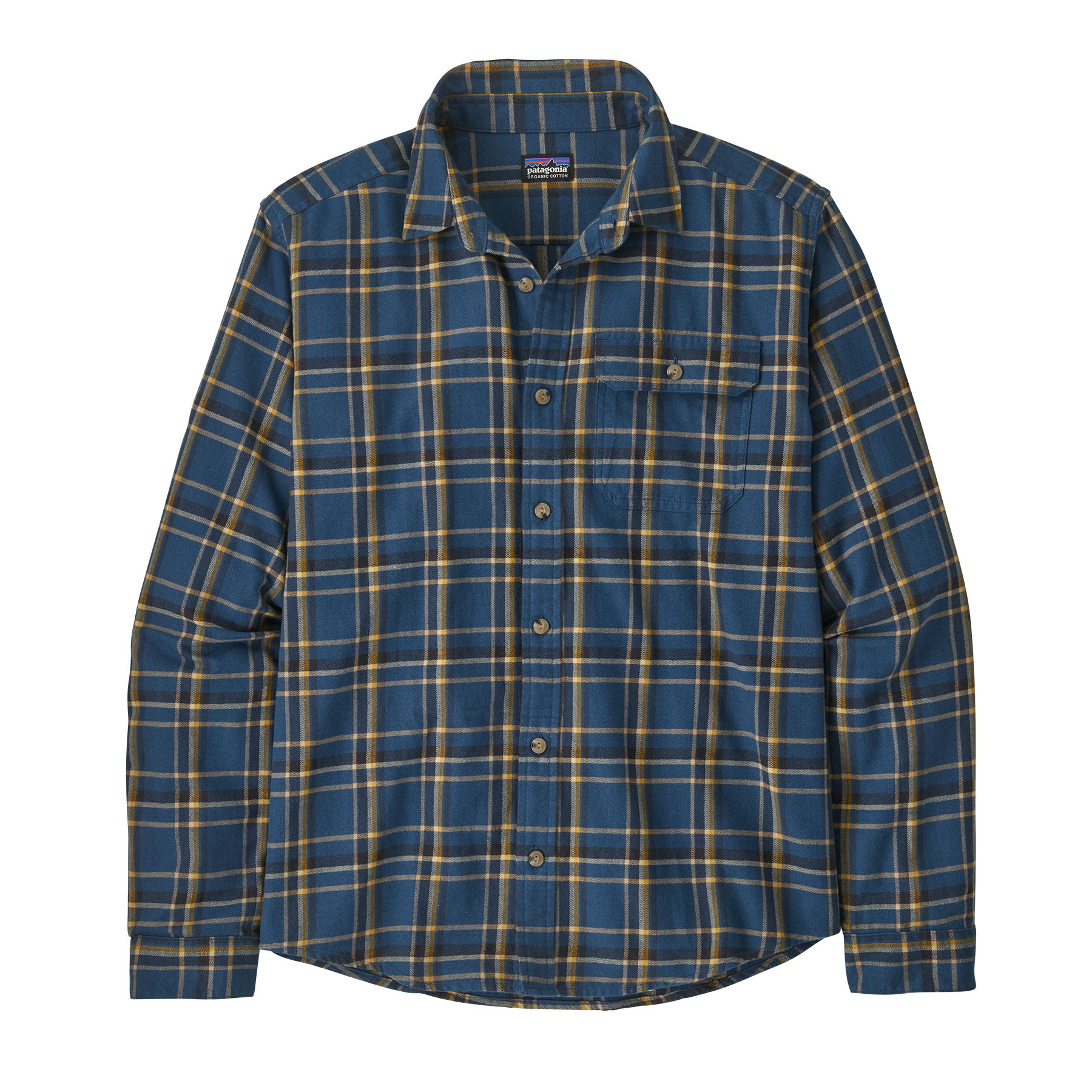 Lightweight Fjord Flannel Shirt, tidepool blue