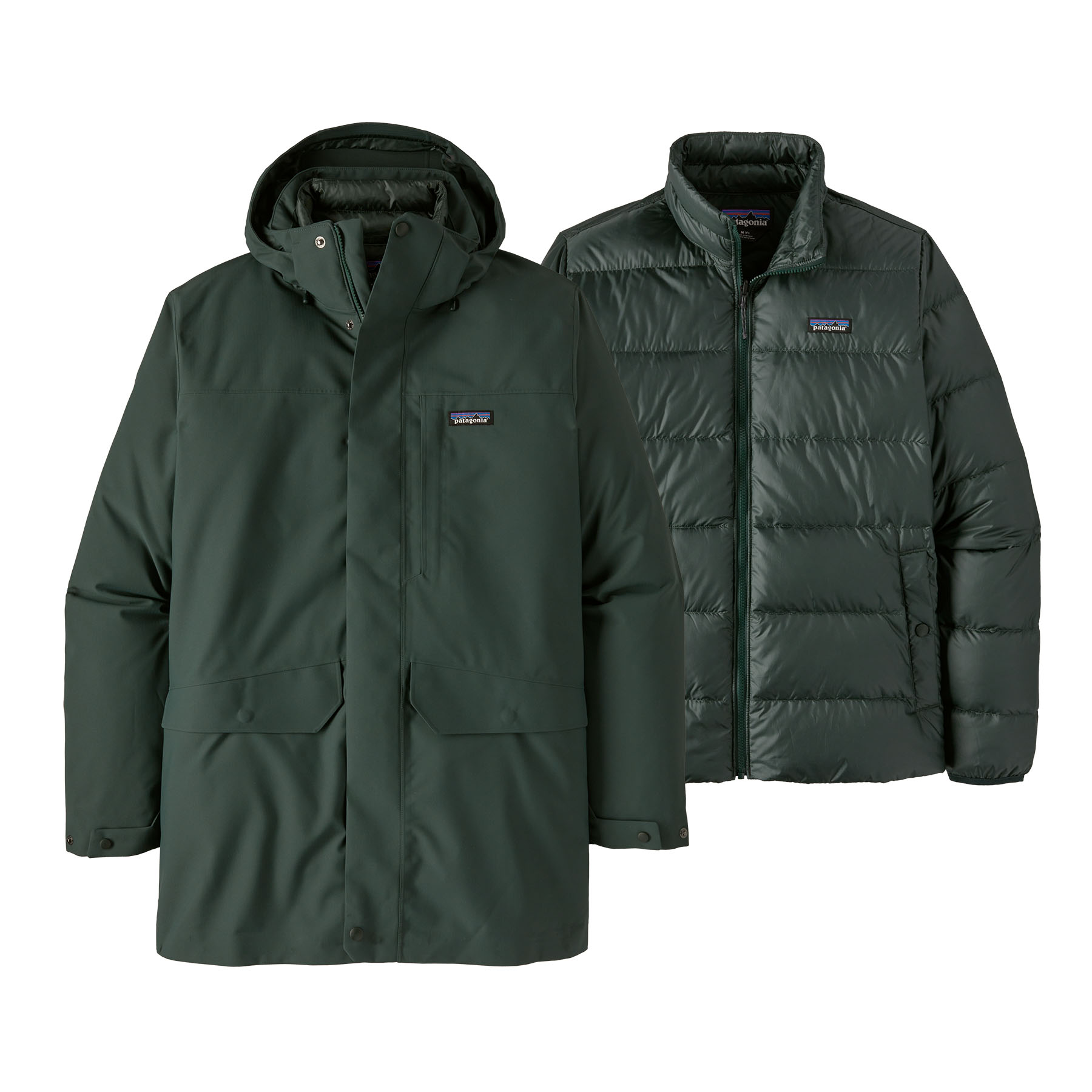 M's Tres 3-in-1 Parka (northern green)