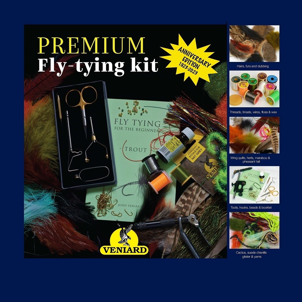 Premium Fly-Tying Kit - Fliegenbinde Paket