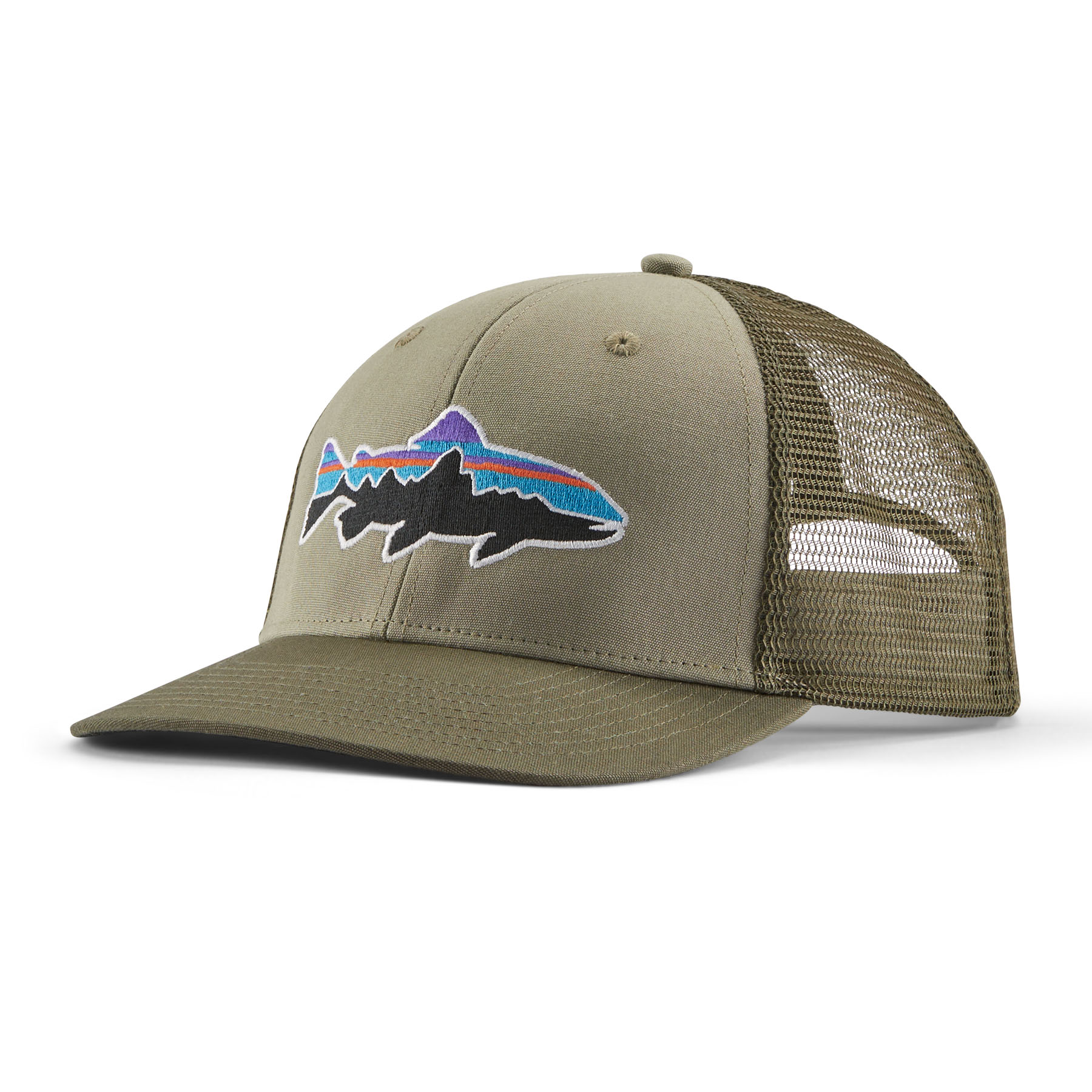 Fitz Roy Trout Trucker Hat (river rock green)