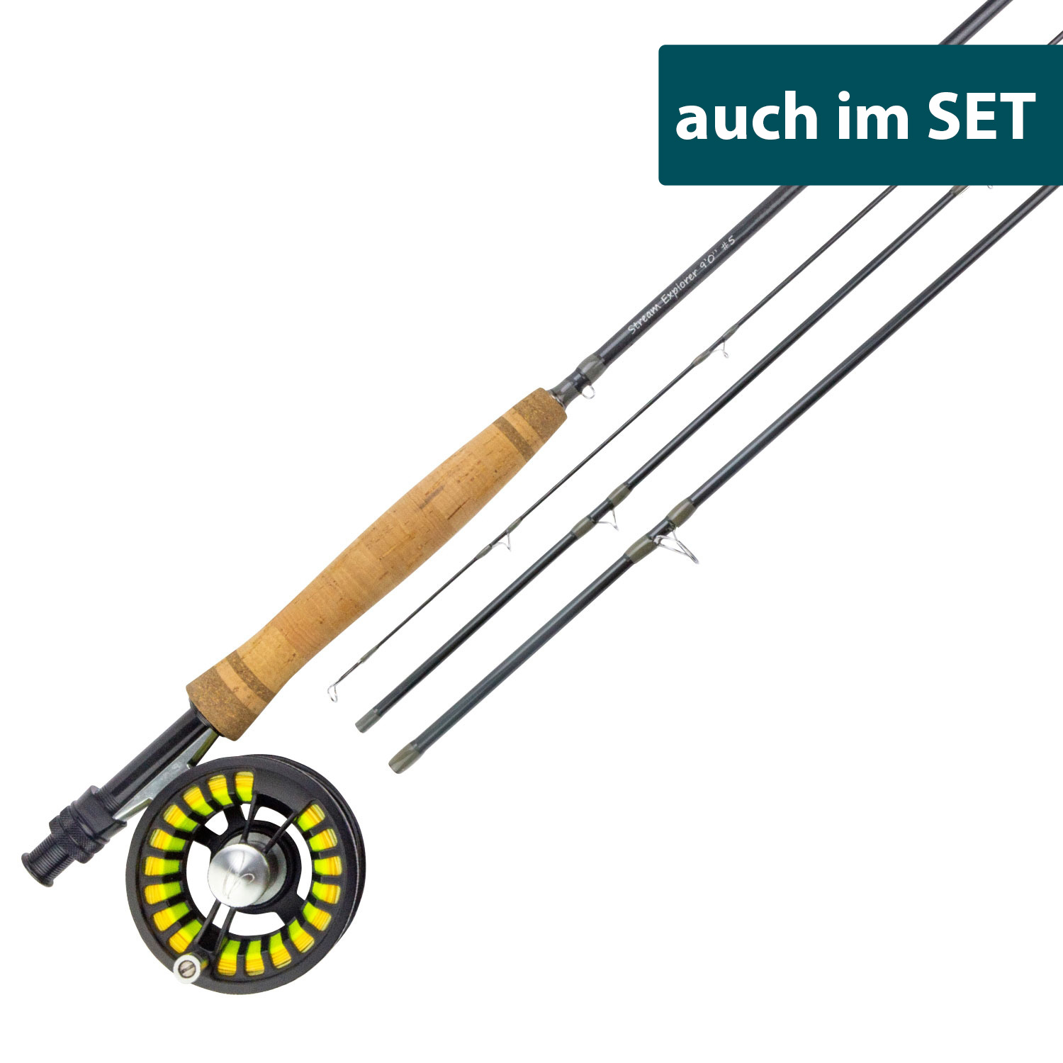  Wild Water Fly Fishing 9 Foot, 4-Piece, 3/4 Weight Fly Rod  Deluxe Complete Fly Fishing Rod and Reel Combo Starter Package : Sports &  Outdoors