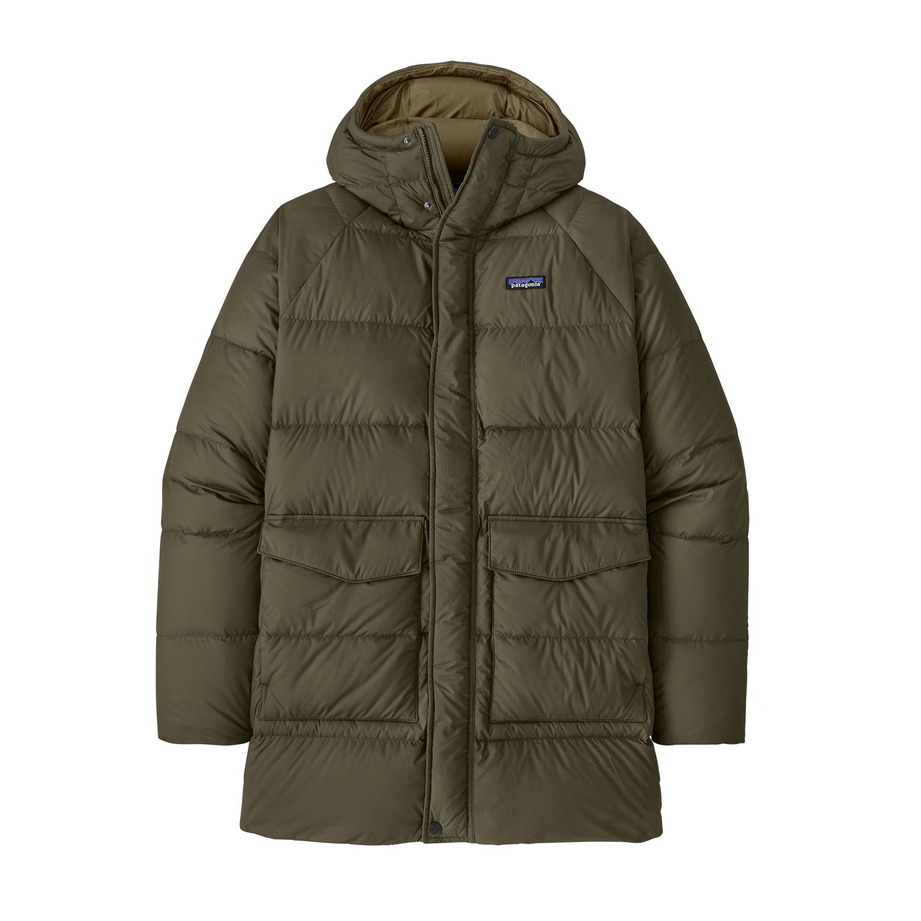 M's Silent Down Parka (basin green)