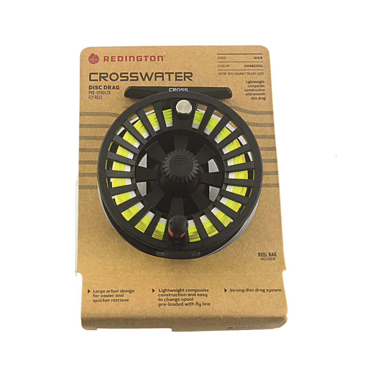 Crosswater IV Fly Reel - 4/5/6 prespooled