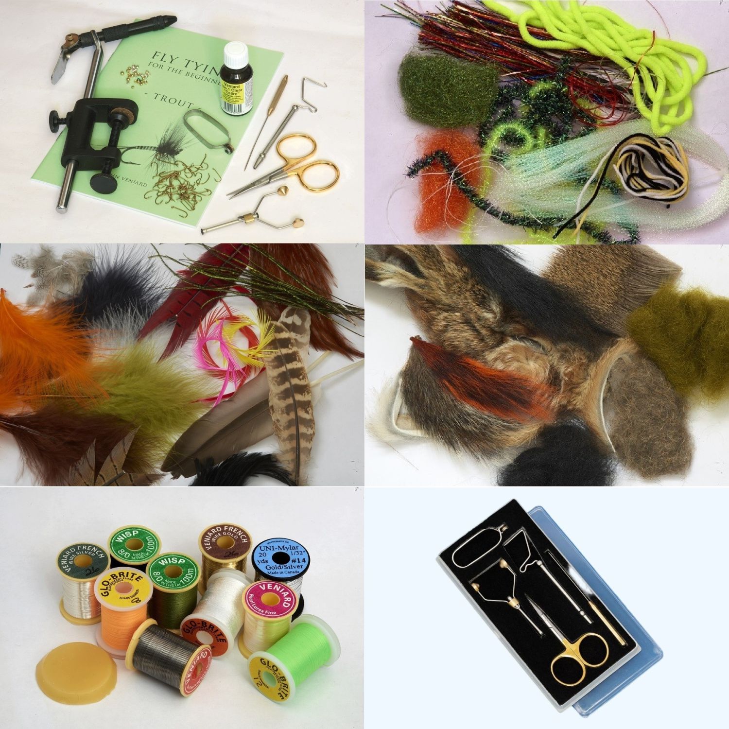 Premium Fly-Tying Kit - Fliegenbinde Paket