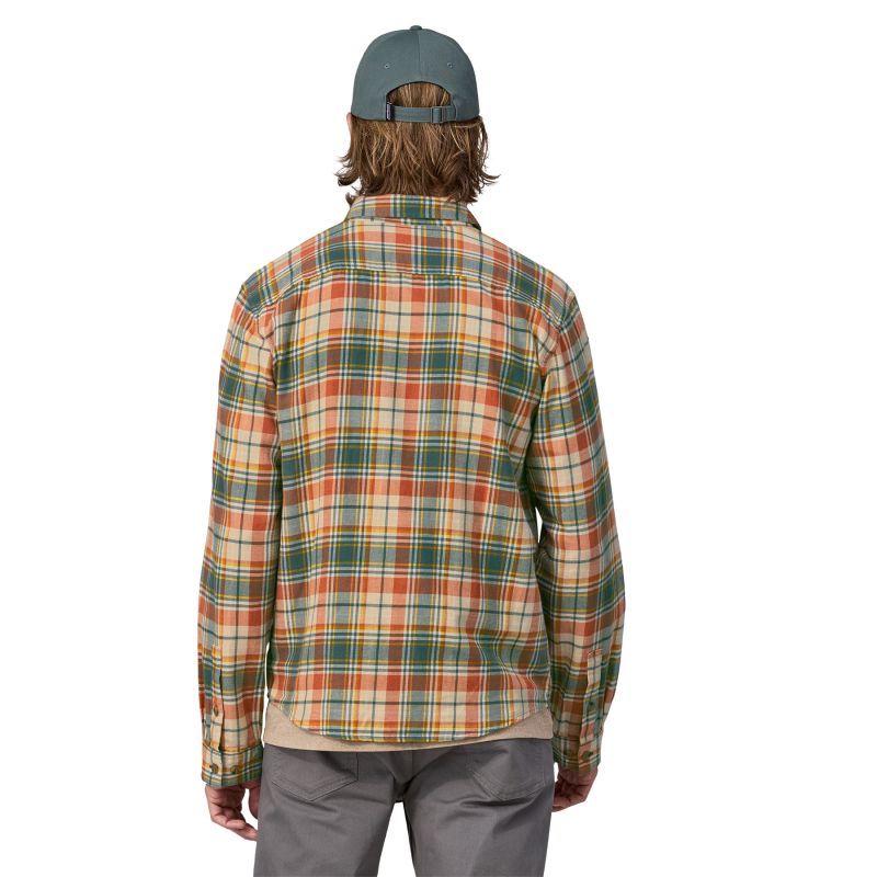 Patognias Leightweight Fjord Flannel Shirt, Fertile Brown